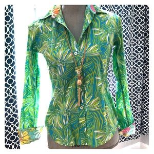 Lilly Pulitzer button down shirt.  Size 4
